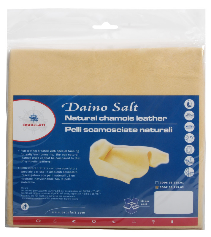 Natürliche sämische Lederlappen DAINO SALT