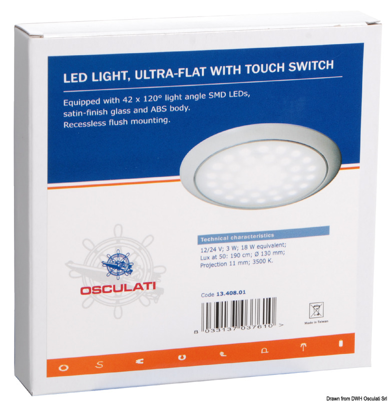 LED-Deckenleuchte, geringe Ausladung