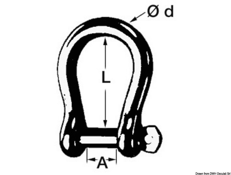 Verzinkter Lyra-Schäkel