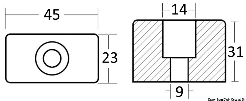 Anode für Außenborder
