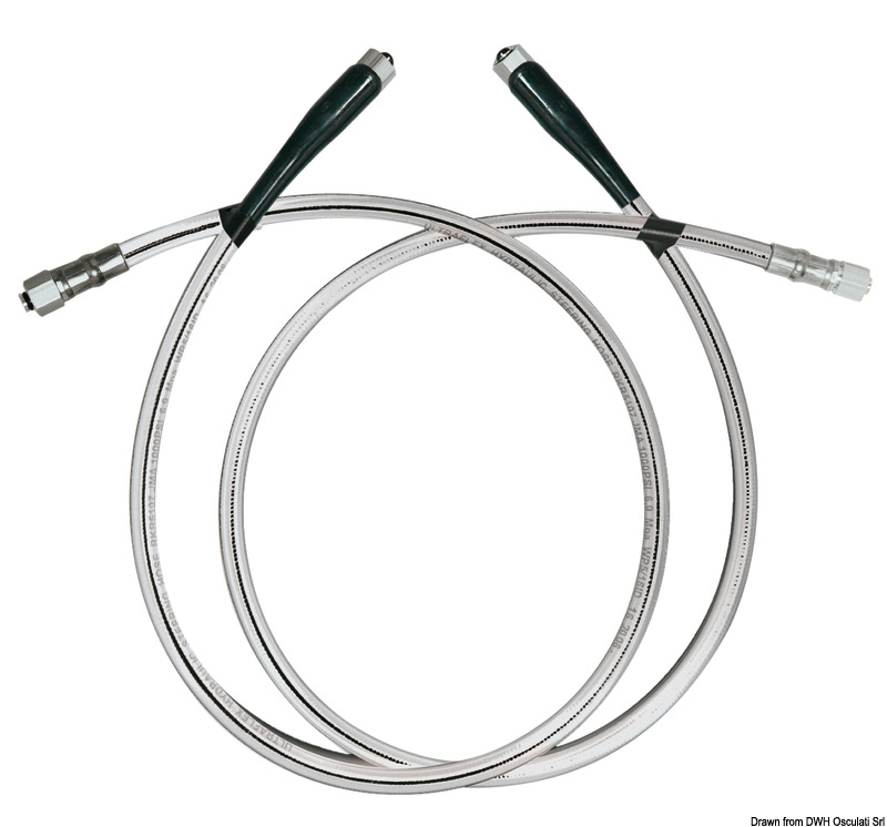 Paar Hochdruckschläuche Silver Steer