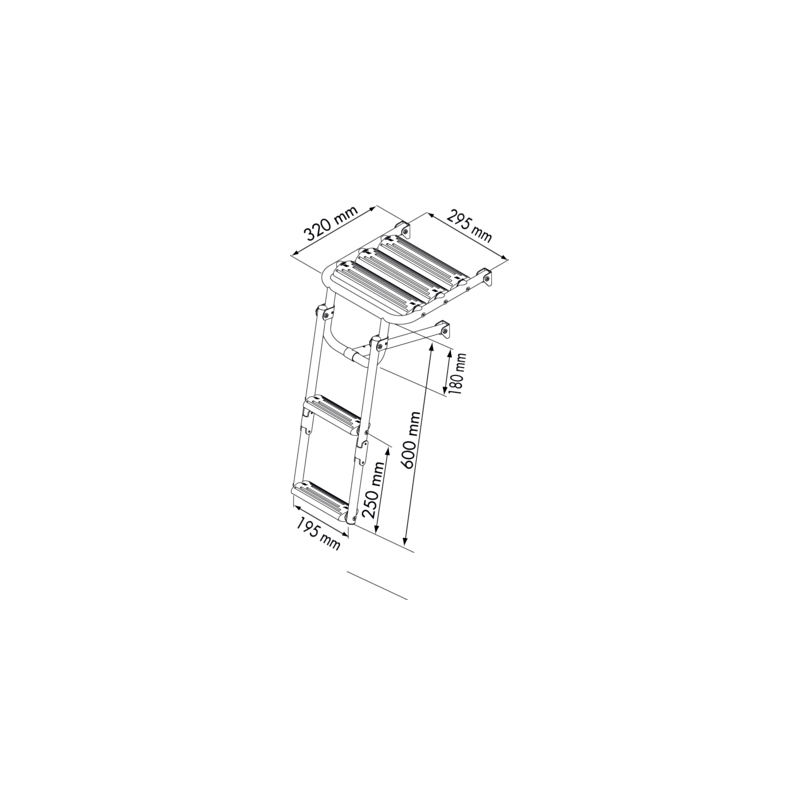 AFT PLATFORM WITH LADDER