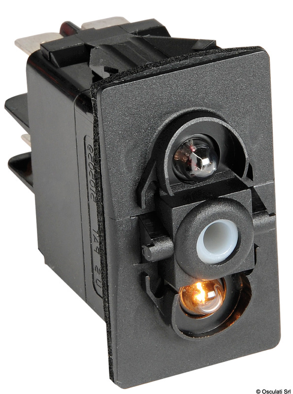 Marina R Wippschalter, wasserdicht IP56 mit Doppel-LED