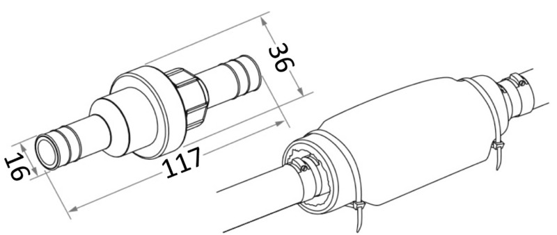 Sperrvorrichtung für Kraftstoff, mit ISO 7840-Zertifizierung
