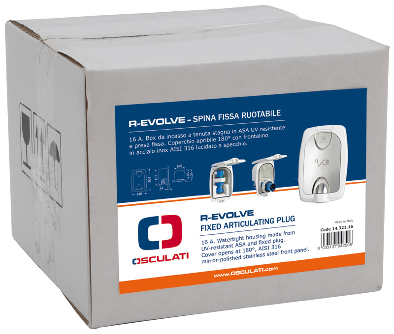 drehbarer Einbaustecker R-Evolve
