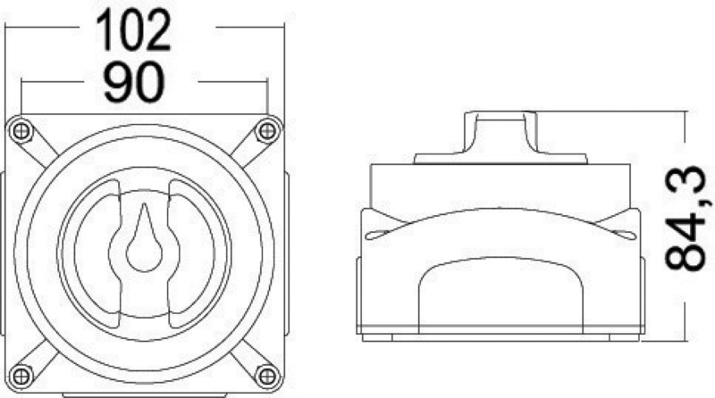 Hauptschalter/Umwandler für Selecta New Batterien