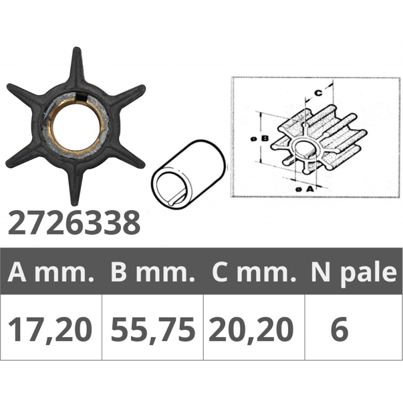 AUSSENBORDER IMPELLER HONAUS 4T 35,40,45,50HP