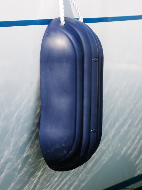 Fender f. Bootswand/Heck 560 mm weiß